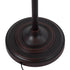 GloboStar® SILENE 01243 Vintage Επιδαπέδιο Φωτιστικό Μονόφωτο 1 x E27 IP20 Μαύρο & Χρυσό Μέταλλο - Μ30 x Π30 x Υ194cm - ledmania.gr