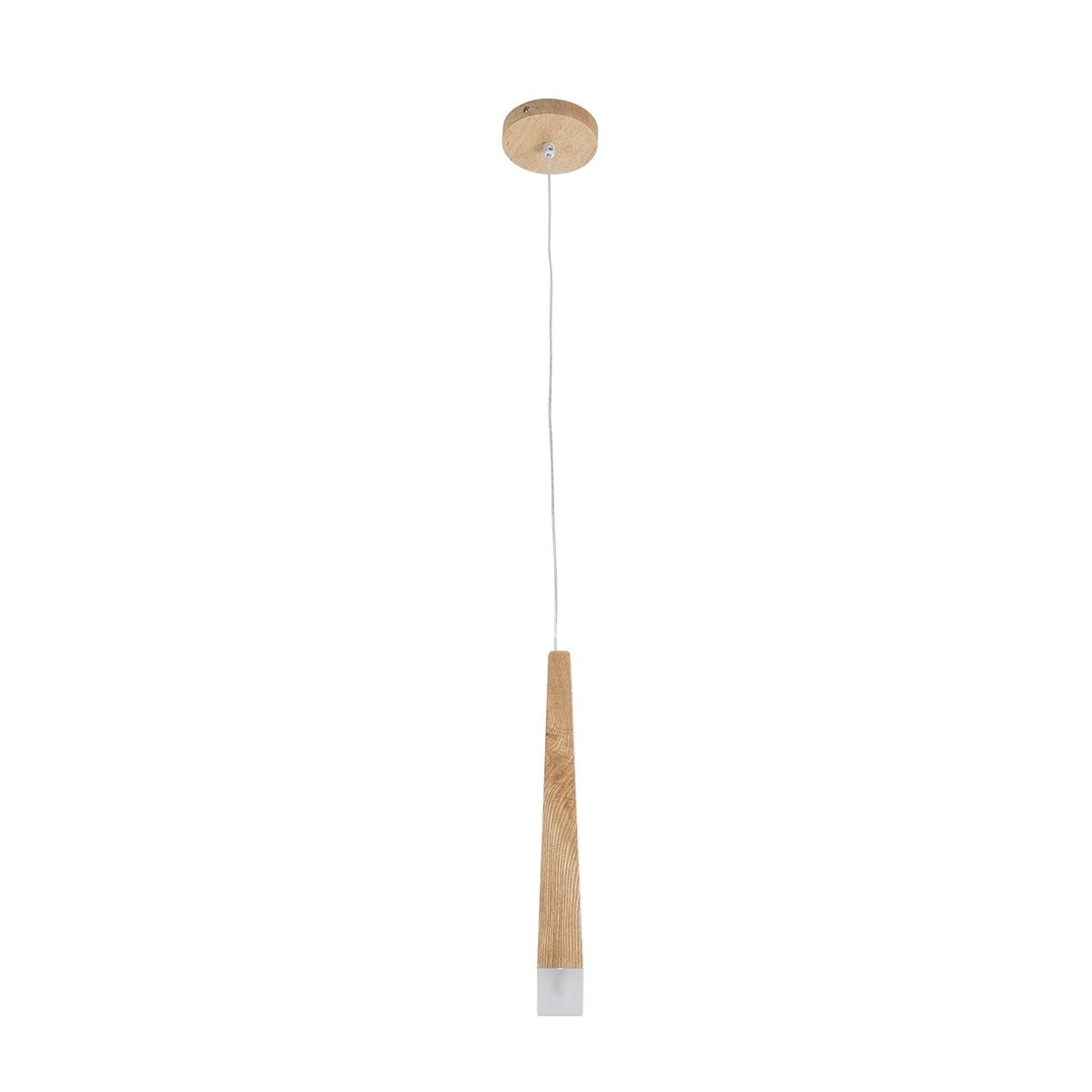 GloboStar® CALISTA 01252 Μοντέρνο Κρεμαστό Φωτιστικό Οροφής LED AC220-240V IP20 - Μ4 x Π3 x Υ33cm - Μπεζ Ξύλινο - Θερμό Λευκό 3000K - 5 Χρόνια Εγγύηση - ledmania.gr