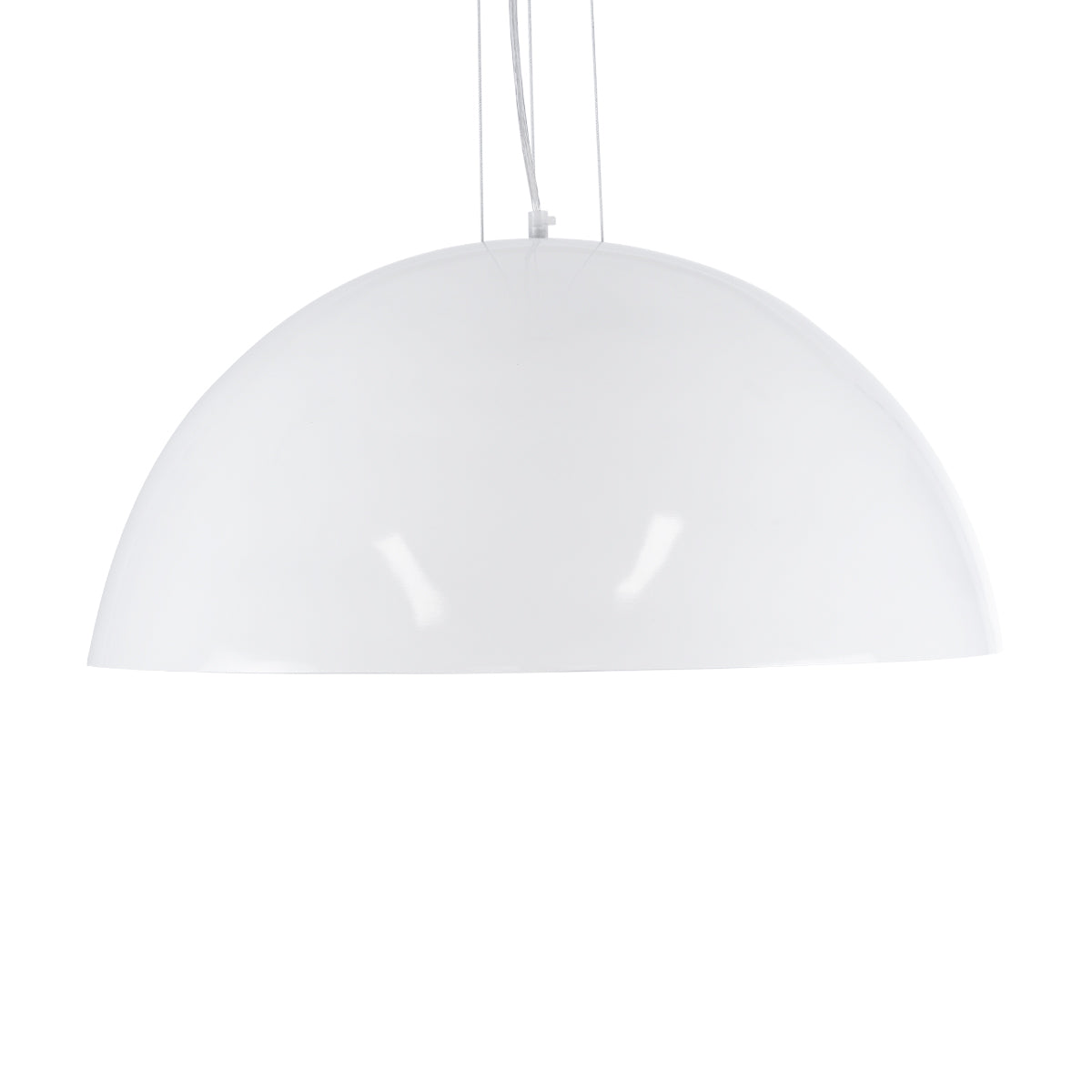 GLOBOSTAR® SERENIA 01271 Μοντέρνο Κρεμαστό Φωτιστικό Οροφής με Ντουί 1 x E27 AC 220-240V IP20 - Λευκό - Μ60 x Π60 x Υ30cm - ledmania.gr