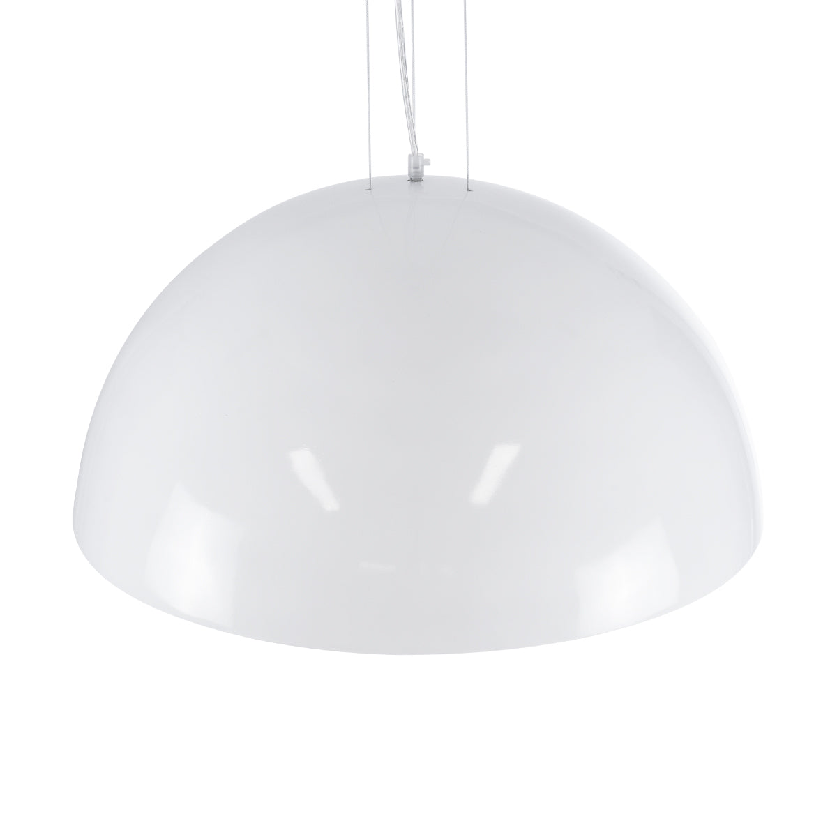 GLOBOSTAR® SERENIA 01271 Μοντέρνο Κρεμαστό Φωτιστικό Οροφής με Ντουί 1 x E27 AC 220-240V IP20 - Λευκό - Μ60 x Π60 x Υ30cm - ledmania.gr
