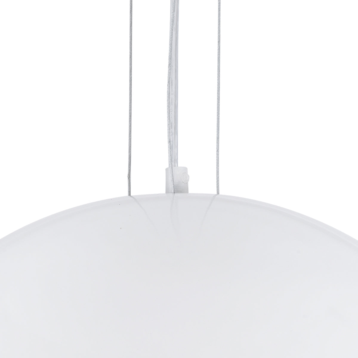 GLOBOSTAR® SERENIA 01271 Μοντέρνο Κρεμαστό Φωτιστικό Οροφής με Ντουί 1 x E27 AC 220-240V IP20 - Λευκό - Μ60 x Π60 x Υ30cm - ledmania.gr