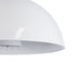 GLOBOSTAR® SERENIA 01271 Μοντέρνο Κρεμαστό Φωτιστικό Οροφής με Ντουί 1 x E27 AC 220-240V IP20 - Λευκό - Μ60 x Π60 x Υ30cm - ledmania.gr