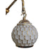 GloboStar® MERMAID 01317 Vintage Industrial Φωτιστικό Τοίχου Απλίκα Μονόφωτο Mπρούτζινο Μεταλλικό με Λευκό Ματ Γυαλί Φ12 x Μ28 x Π12.5 x Υ27cm - ledmania.gr