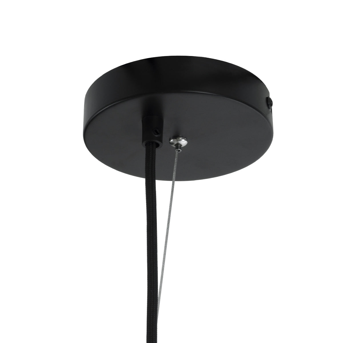 GloboStar® DURANT 01324 Μοντέρνο Κρεμαστό Φωτιστικό Πλέγμα Μονόφωτο 1 x E27 IP20 Γκρι Τσιμέντο με Μπεζ Μέταλλο - Μ35 x Π35 x Υ35cm - ledmania.gr