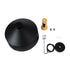 GLOBOSTAR® CALYPSO 01334-B Μοντέρνο Κρεμαστό Φωτιστικό Οροφής με Ντουί 1 x E27 AC 220-240V IP20 - Μαύρο & Μπρούτζινο - Μ36 x Π36 x Υ35cm