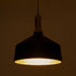 GLOBOSTAR® CALYPSO 01334 Μοντέρνο Κρεμαστό Φωτιστικό Οροφής με Ντουί 3 x E27 AC 220-240V IP20 - Μαύρο & Μπρούτζινο - Μ110 x Π110 x Υ35cm - Σετ 3 Τεμαχίων
