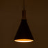 GLOBOSTAR® CALYPSO 01334 Μοντέρνο Κρεμαστό Φωτιστικό Οροφής με Ντουί 3 x E27 AC 220-240V IP20 - Μαύρο & Μπρούτζινο - Μ110 x Π110 x Υ35cm - Σετ 3 Τεμαχίων