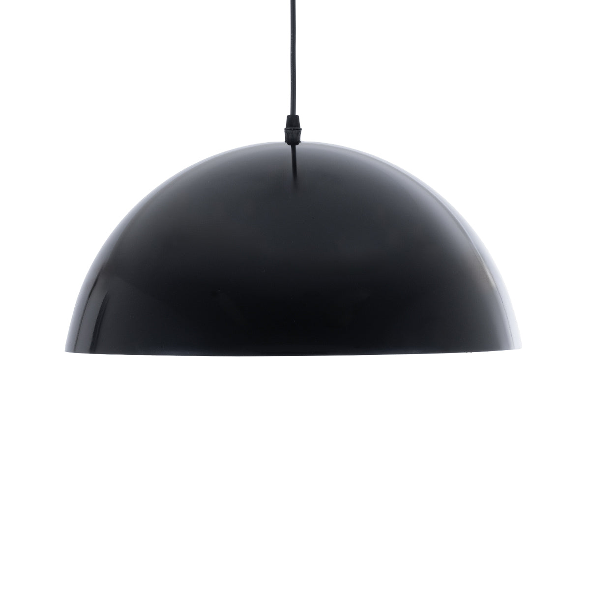 GLOBOSTAR® LUNE 01341 Μοντέρνο Κρεμαστό Φωτιστικό Οροφής με Ντουί 1 x E27 AC 220-240V IP20 - Μαύρο & Χρυσό - Μ40 x Π40 x Υ20cm