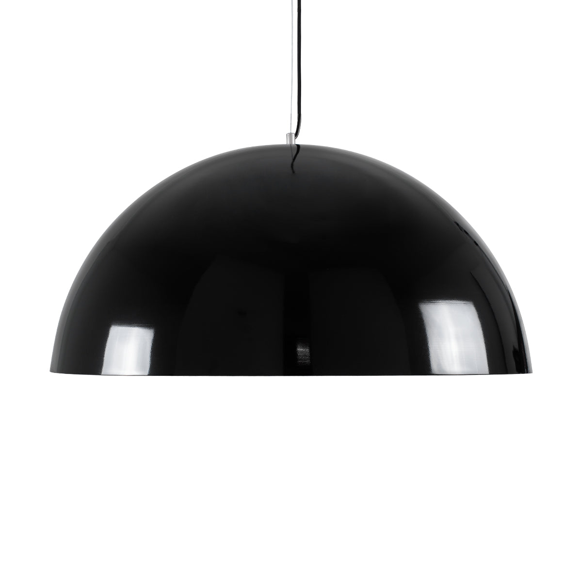 GLOBOSTAR® DIADEMA 01342 Μοντέρνο Κρεμαστό Φωτιστικό Οροφής με Ντουί 1 x E27 AC 220-240V IP20 - Μαύρο & Χρυσό - Μ60 x Π60 x Υ30cm