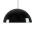 GLOBOSTAR® DIADEMA 01342 Μοντέρνο Κρεμαστό Φωτιστικό Οροφής με Ντουί 1 x E27 AC 220-240V IP20 - Μαύρο & Χρυσό - Μ60 x Π60 x Υ30cm