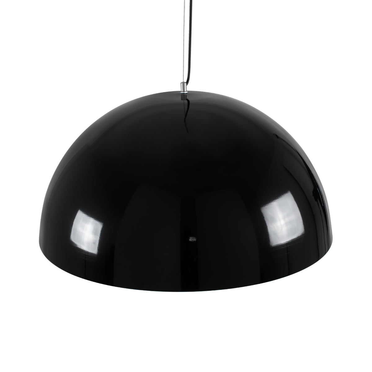 GLOBOSTAR® DIADEMA 01342 Μοντέρνο Κρεμαστό Φωτιστικό Οροφής με Ντουί 1 x E27 AC 220-240V IP20 - Μαύρο & Χρυσό - Μ60 x Π60 x Υ30cm