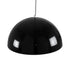 GLOBOSTAR® DIADEMA 01342 Μοντέρνο Κρεμαστό Φωτιστικό Οροφής με Ντουί 1 x E27 AC 220-240V IP20 - Μαύρο & Χρυσό - Μ60 x Π60 x Υ30cm