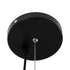 GLOBOSTAR® DIADEMA 01342 Μοντέρνο Κρεμαστό Φωτιστικό Οροφής με Ντουί 1 x E27 AC 220-240V IP20 - Μαύρο & Χρυσό - Μ60 x Π60 x Υ30cm