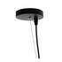 GloboStar® MEDEA 01344 Μοντέρνο Κρεμαστό Φωτιστικό Οροφής Μονόφωτο Μαύρο - Χρυσό Μεταλλικό Καμπάνα Φ60 x Υ30cm - ledmania.gr