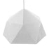 GLOBOSTAR® HEXAGON 01378 Μοντέρνο Κρεμαστό Φωτιστικό Οροφής με Ντουί 1 x E27 AC 220-240V IP20 - Λευκό & Χρυσό - Μ46 x Π46 x Y25cm