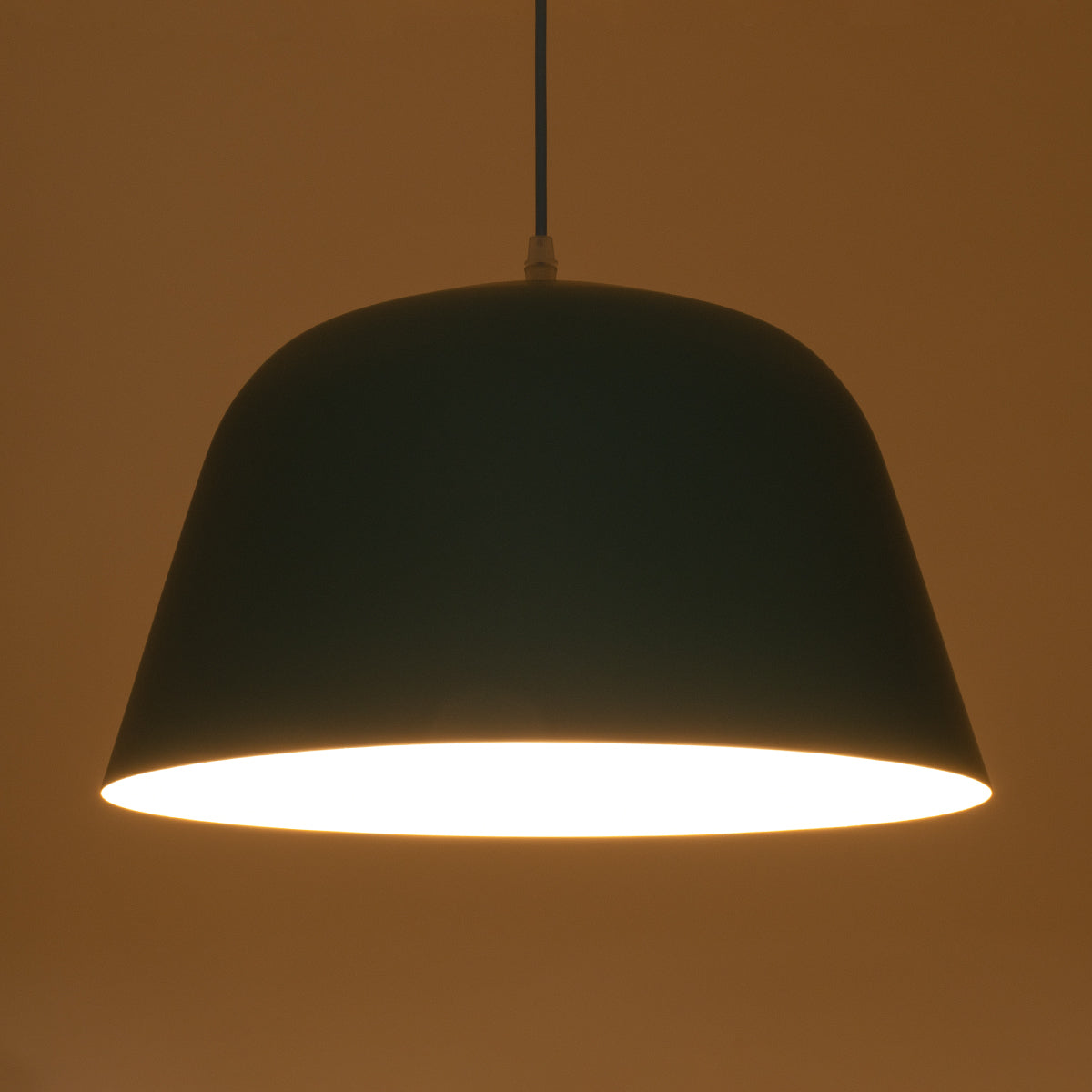 GLOBOSTAR® UPVALE 01286 Μοντέρνο Κρεμαστό Φωτιστικό Οροφής με Ντουί 1 x E27 AC 220-240V IP20 - Γαλάζιο & Λευκό - Μ40 x Π40 x Υ24cm