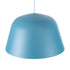 GLOBOSTAR® UPVALE 01286 Μοντέρνο Κρεμαστό Φωτιστικό Οροφής με Ντουί 1 x E27 AC 220-240V IP20 - Γαλάζιο & Λευκό - Μ40 x Π40 x Υ24cm