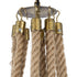 GLOBOSTAR® VICTORIAN 01405 Vintage Κρεμαστό Φωτιστικό Οροφής με Ντουί 8 x E14 AC 220-240V IP20 - Μπρούτζινο Εφέ Σκουριάς & Μπεζ - Μ87 x Π87 x Υ80cm - ledmania.gr