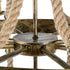 GLOBOSTAR® VICTORIAN 01405 Vintage Κρεμαστό Φωτιστικό Οροφής με Ντουί 8 x E14 AC 220-240V IP20 - Μπρούτζινο Εφέ Σκουριάς & Μπεζ - Μ87 x Π87 x Υ80cm - ledmania.gr