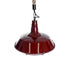 GLOBOSTAR® CRANE 01410 Vintage Κρεμαστό Φωτιστικό Οροφής με Ντουί 1 x E27 AC 220-240V IP20 - Κόκκινο & Μπεζ - Μ36 x Π36 x Υ31cm