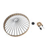 GLOBOSTAR® SAHARA 01416 Boho Κρεμαστό Φωτιστικό Οροφής με Ντουί 1 x E27 AC 220-240V IP20 - Μπεζ & Μαύρο - Μ80 x Π80 x Y25cm - ledmania.gr