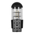GloboStar® NEWI 01419 Μοντέρνο Επιτοίχιο Φωτιστικό Απλίκα Μονόφωτο 1 x E27 IP20 Μαύρο & Ασημί Μέταλλο με Διάφανο Γυαλί - Μ11 x Π17 x Υ23cm - ledmania.gr