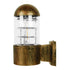 GloboStar® NEWI 01420 Μοντέρνο Φωτιστικό Τοίχου Απλίκα Μονόφωτο Μπρούτζινο Μεταλλικό Μ11 x Π17 x Υ23cm - ledmania.gr