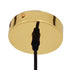 GloboStar® DIXAR 01462 Μοντέρνο Κρεμαστό Φωτιστικό Μπάλα Μονόφωτο 1 x E27 IP20 Χρυσό Γυαλί - Μ28 x Π28 x Υ40cm - ledmania.gr