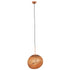 GLOBOSTAR® DIXAR 01465 Μοντέρνο Κρεμαστό Φωτιστικό Οροφής με Ντουί 1 x E27 AC 220-240V IP20 - Χάλκινο Φιμέ - Μ36 x Π36 x Υ45cm - ledmania.gr