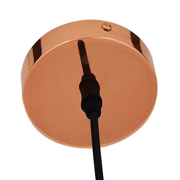 GLOBOSTAR® DIXAR 01465 Μοντέρνο Κρεμαστό Φωτιστικό Οροφής με Ντουί 1 x E27 AC 220-240V IP20 - Χάλκινο Φιμέ - Μ36 x Π36 x Υ45cm - ledmania.gr