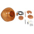 GLOBOSTAR® DIXAR 01465 Μοντέρνο Κρεμαστό Φωτιστικό Οροφής με Ντουί 1 x E27 AC 220-240V IP20 - Χάλκινο Φιμέ - Μ36 x Π36 x Υ45cm - ledmania.gr