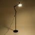 GLOBOSTAR® AUDREY 01468 Vintage Επιδαπέδιο Φωτιστικό με Ντουί 1 x E27 AC 220-240V IP20 - Μαύρο - Μ15 x Π15 x Υ190cm - ledmania.gr