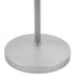 GLOBOSTAR® AUDREY 01469 Vintage Επιδαπέδιο Φωτιστικό με Ντουί 1 x E27 AC 220-240V IP20 - Ασημί - Μ15 x Π15 x Υ190cm - ledmania.gr