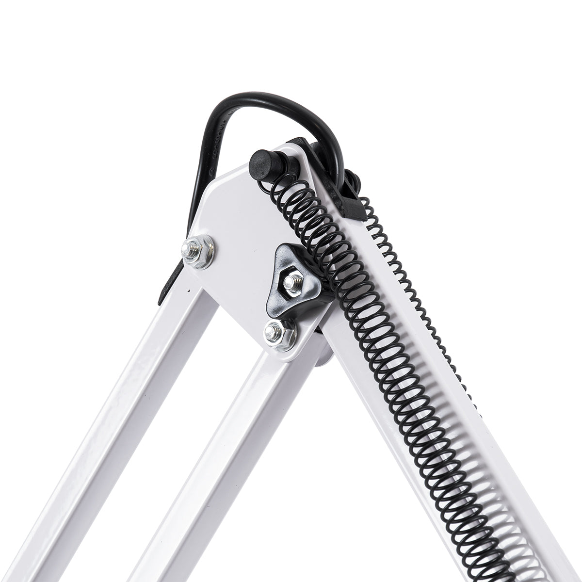 GLOBOSTAR® AUDREY 01471 Vintage Επιδαπέδιο Φωτιστικό με Ντουί 1 x E27 AC 220-240V IP20 - Λευκό - Μ15 x Π15 x Υ190cm - ledmania.gr