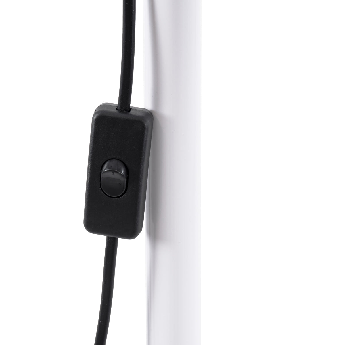 GLOBOSTAR® AUDREY 01471 Vintage Επιδαπέδιο Φωτιστικό με Ντουί 1 x E27 AC 220-240V IP20 - Λευκό - Μ15 x Π15 x Υ190cm - ledmania.gr
