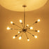 GloboStar® MILANO 01487 Μοντέρνο Φωτιστικό Οροφής Πλέγμα Πολύφωτο 12 x E27 IP20 Ασημί Μέταλλο - Μ80 x Π80 x Υ80cm - ledmania.gr