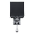 GloboStar® ELEGANT 01494 Μοντέρνο Φωτιστικό Τοίχου Απλίκα Μεταλλικό Χρώμιο Νίκελ με Μαύρο Ύφασμα Δίφωτο 1xE27 - Ρυθμίζόμενο Σώμα Σπιράλ με CREE LED 3W Θερμό Λευκό 2700K - Διακόπτες On / Off Μ17 x Π21 x Υ43cm - ledmania.gr