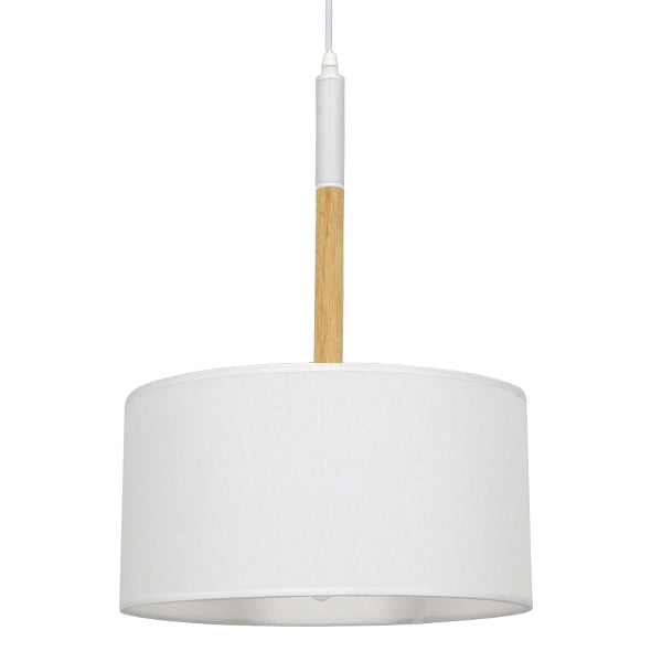 GLOBOSTAR® BRONX 01518 Μοντέρνο Κρεμαστό Φωτιστικό Οροφής με Ντουί 1 x E27 AC 220-240V IP20 - Λευκό - Μ35 x Π35 x Υ50cm - ledmania.gr