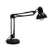GLOBOSTAR® DESK 01538 Μοντέρνο Επιτραπέζιο Φωτιστικό Πορτατίφ με Ντουί 1 x E27 AC 220-240V IP20 - Μαύρο - Μ15 x Π15 x Υ67cm - ledmania.gr