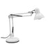GLOBOSTAR® DESK 01539 Μοντέρνο Επιτραπέζιο Φωτιστικό Πορτατίφ με Ντουί 1 x E27 AC 220-240V IP20 - Λευκό - Μ15 x Π15 x Υ67cm - ledmania.gr