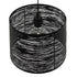 GLOBOSTAR® ACCADEMIA 01556 Μοντέρνο Κρεμαστό Φωτιστικό Οροφής με Ντουί 1 x E27 AC 220-240V IP20 - Μαύρο - Μ35 x Π35 x Υ25cm - ledmania.gr