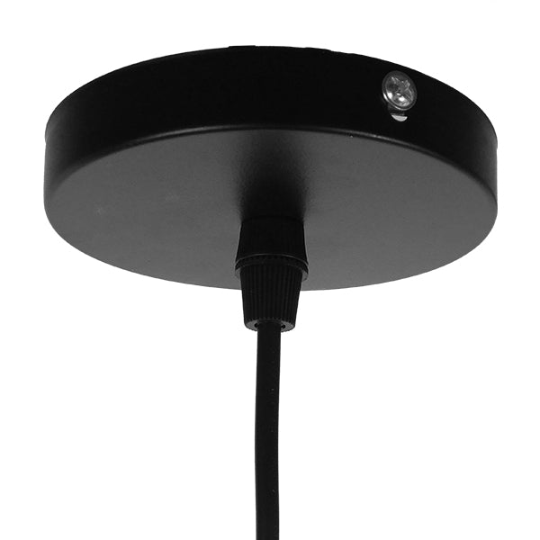 GLOBOSTAR® ACCADEMIA 01556 Μοντέρνο Κρεμαστό Φωτιστικό Οροφής με Ντουί 1 x E27 AC 220-240V IP20 - Μαύρο - Μ35 x Π35 x Υ25cm - ledmania.gr