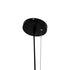 GLOBOSTAR® LILY 01559 Vintage Κρεμαστό Φωτιστικό Οροφής με Ντουί 1 x E27 AC 220-240V IP20 - Μαύρο & Λευκό - Μ25 x Π25 x Υ61cm