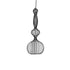 GLOBOSTAR® LILY 01560 Vintage Κρεμαστό Φωτιστικό Οροφής με Ντουί 1 x E27 AC 220-240V IP20 - Μαύρο & Λευκό - Μ25 x Π25 x Υ67cm - ledmania.gr