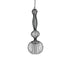 GLOBOSTAR® LILY 01560 Vintage Κρεμαστό Φωτιστικό Οροφής με Ντουί 1 x E27 AC 220-240V IP20 - Μαύρο & Λευκό - Μ25 x Π25 x Υ67cm - ledmania.gr