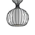 GLOBOSTAR® LILY 01560 Vintage Κρεμαστό Φωτιστικό Οροφής με Ντουί 1 x E27 AC 220-240V IP20 - Μαύρο & Λευκό - Μ25 x Π25 x Υ67cm - ledmania.gr