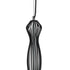 GLOBOSTAR® LILY 01560 Vintage Κρεμαστό Φωτιστικό Οροφής με Ντουί 1 x E27 AC 220-240V IP20 - Μαύρο & Λευκό - Μ25 x Π25 x Υ67cm - ledmania.gr