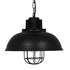 GLOBOSTAR® HARROW 01571 Vintage Κρεμαστό Φωτιστικό Οροφής με Ντουί 1 x E27 AC 220-240V IP20 - Μαύρο - Μ33 x Π33 x Υ32cm