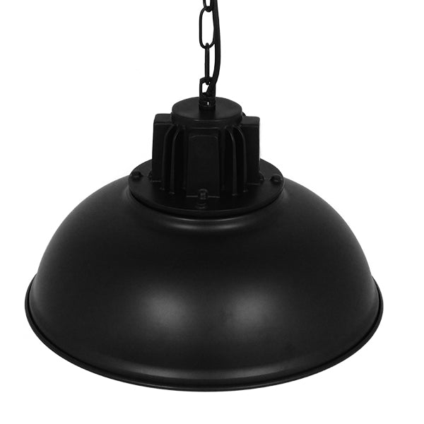 GLOBOSTAR® HARROW 01571 Vintage Κρεμαστό Φωτιστικό Οροφής με Ντουί 1 x E27 AC 220-240V IP20 - Μαύρο - Μ33 x Π33 x Υ32cm
