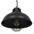 GLOBOSTAR® HARROW 01571 Vintage Κρεμαστό Φωτιστικό Οροφής με Ντουί 1 x E27 AC 220-240V IP20 - Μαύρο - Μ33 x Π33 x Υ32cm